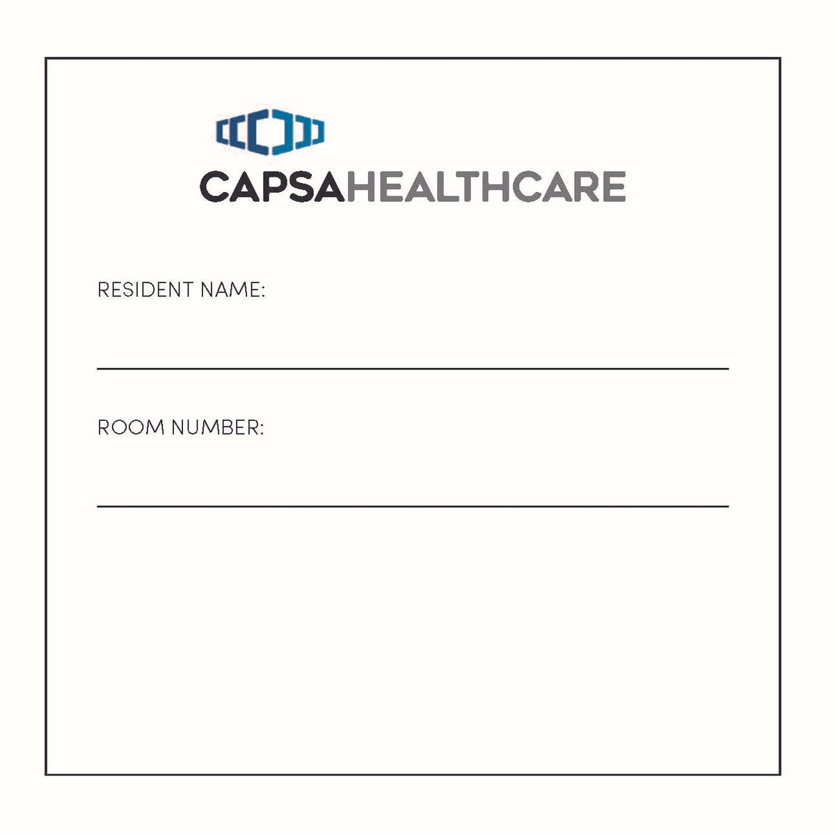 capsa Vintage Mobile Label - Storage Flex Lid - Small Bin - 1,000 Package