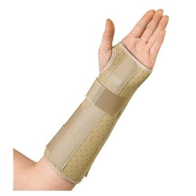 Medline Industries Inc Splint Wrist/Forearm Vinyl Beige Size 10" Large Left Each - ORT18100LL