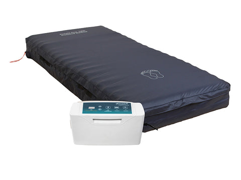 8" Low Air Loss &  Alternating Pressure Mattress System w/3" Foam Base w/ Raised Rails (E0277) | PA-80050DXRR
