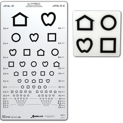 LEA SYMBOLS® PROPORTIONAL DISTANCE CHART