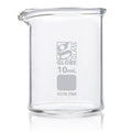 Globe Scientific Beaker, Globe Glass, Low Form Griffin Style, 12 of Box, 48 of Case