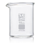 Globe Scientific Beaker, Globe Glass, Low Form Griffin Style, 12 of Box, 48 of Case