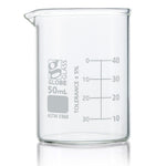 Globe Scientific Beaker, Globe Glass, Low Form Griffin Style, 12 of Box, 48 of Case