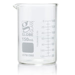 Globe Scientific Beaker, Globe Glass, Low Form Griffin Style, 12 of Box, 48 of Case