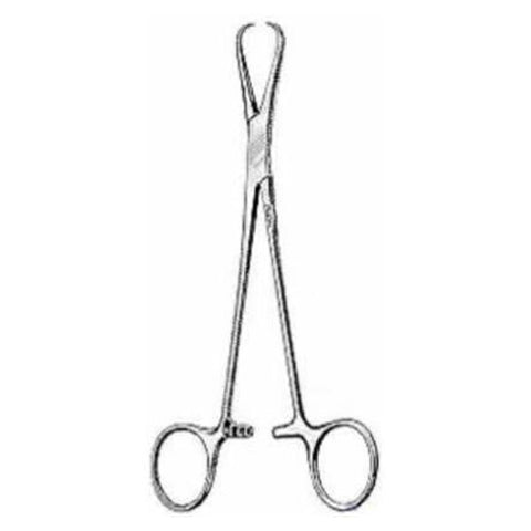 Miltex Forcep Tissue Adair 6-1/2" Straight Stainless Steel Each - Integra Miltex - 16-51