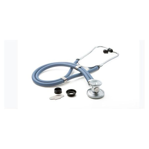 American Diagnostic Corp. Stethoscope Sprague Rappaport Adscope 641 Light Blue Adlt/Ped 30" 2Hd Eachch - 641LB