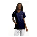 Fashion Seal Shirt Scrub Fashion Poplin Unisex Large Navy Each - 78765-L