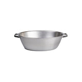Medegen Medical Products, LLC Basin Foot 10qt Stainless Steel Silver With Handle Each - 86300