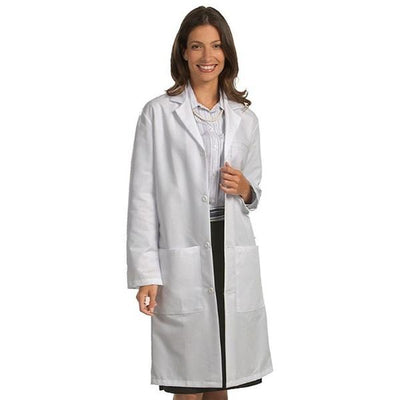 Fashion Seal Lab Coat 80% Polyester / 20% Cotton Unisex White Small 41 in Each - 3492-S
