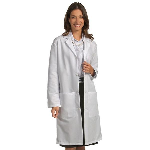 Fashion Seal Lab Coat 80% Polyester / 20% Cotton Unisex White Small 41 in Each - 3492-S