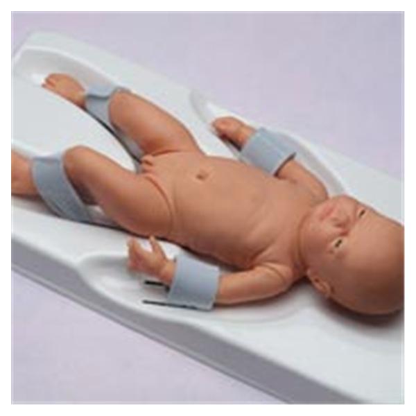 J.T. Posey Company Strap Board Restraint Circumstraint Infant Foam 10x2" Hook & Loop Fastener 12/BX - 4749