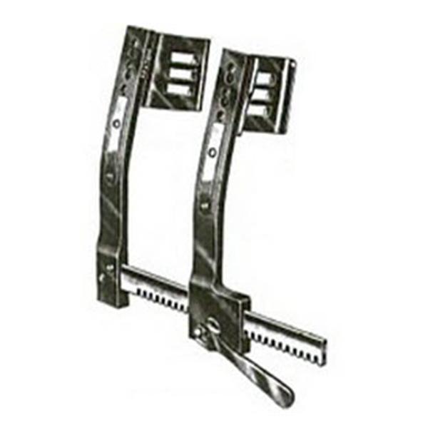 Miltex Spreader Rib Burford-Finochietto 10" Aluminum Reusable Each - Integra Miltex - 25-152