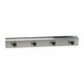 Silver 304 Stainless Steel Mop and Broom Rack 1 EA