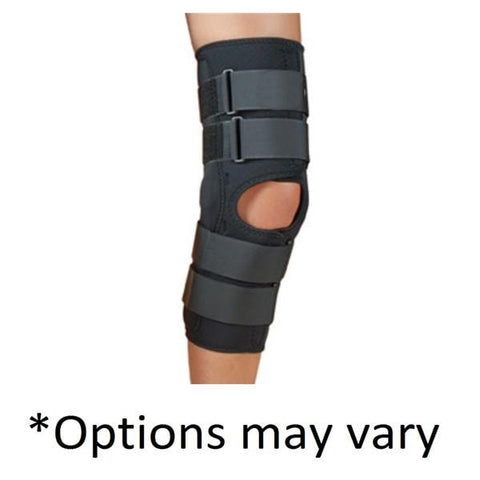 Hely & Weber Brace Orthosis Knapp Knee Kuhl Neoprene Black Size 16" Large Each - 5658-BLK-L