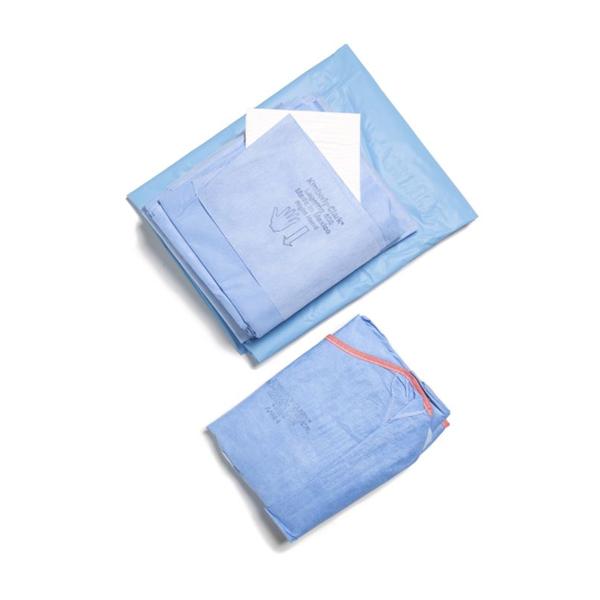 O & M Halyard Pack Cystoscopy II With T-Drape 100x30x87"/Towel LF Sterile 12/Ca - 88621