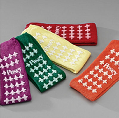 Fall Management Slipper Socks Posey Large Orange Ankle High - 6239LO