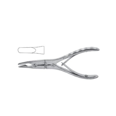 Miltex Rongeur Ruskin Meister-Hand 6" Straight Double Action 3mm Bite SS Rsbl Each - Integra Miltex - MH19-848