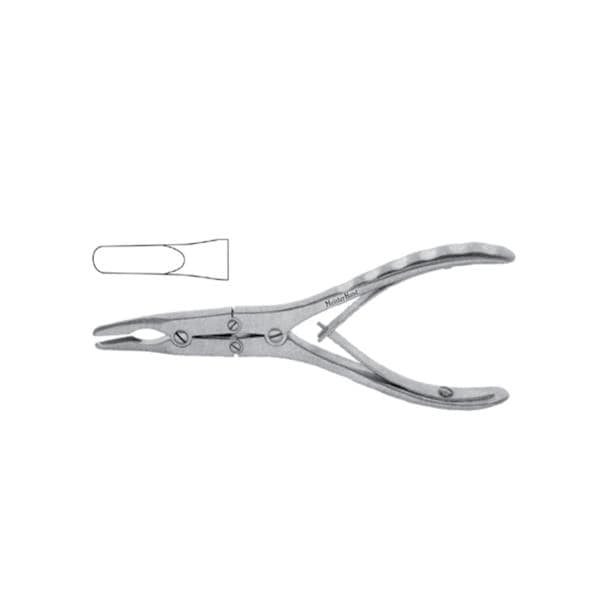 Miltex Rongeur Ruskin Meister-Hand 6" Straight Double Action 3mm Bite SS Rsbl Each - Integra Miltex - MH19-848