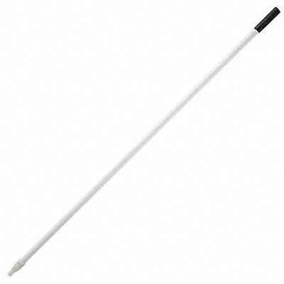 White Threaded Fiberglass Broom Handle Length 60