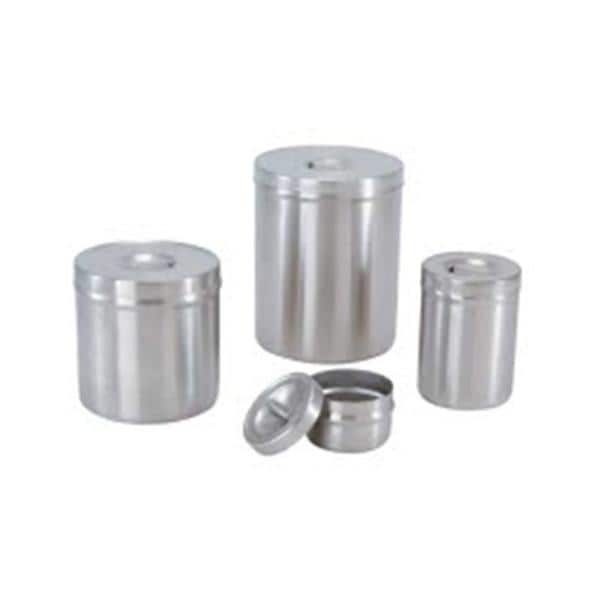 Medegen Medical Products, LLC Jar Dressing 4-1/8x5-1/4" 1qt Silver Stainless Steel Each - 88010
