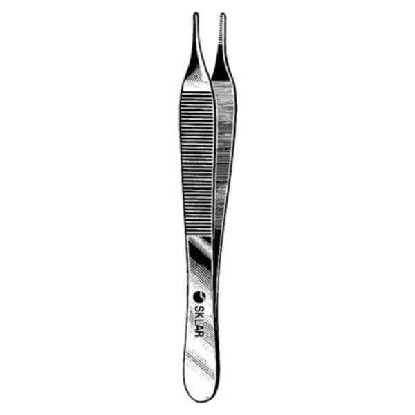 Sklar Instruments Forcep Dressing Adson 4-3/4" Serrated Each - 23-2600