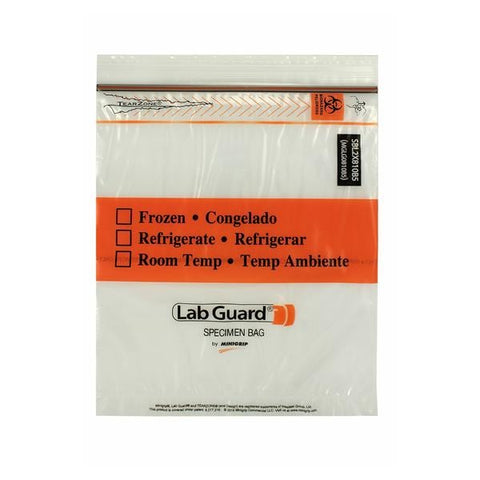 MiniGrip, LLC Biohazard Bag Reclosable Zipper 50/Pk, 20 PK/CA - SBL2X810B5