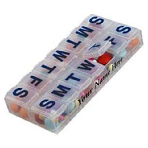 Apothecary Products Planner Pill Ezy-Dose Plastic 2 Week 5" Assorted 6/Pk - 67377