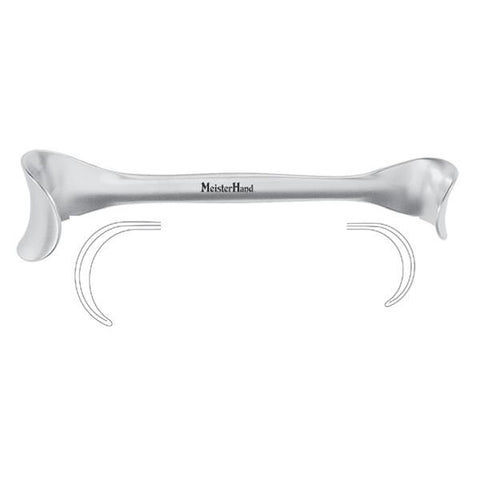 Miltex Retractor Goelet Meister-Hand 7-1/2" Double Ended Stainless Steel Each - Integra Miltex - MH11-120