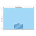 O & M Halyard Drape Orthopedic Bar Orthoarts Non-Fenestrated 112x72" Heavy Duty Sterile 12/Ca - 89348