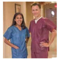 Techstyles Shirt Scrub Essentials Medium Dark Blue Unisex 10/Bg, 5 BG/CA - SC750M