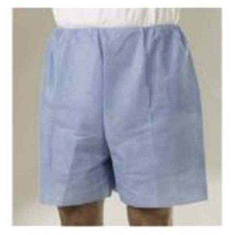 Techstyles Shorts Bariatric Techstyles Spunbonded Polypropylene Blue 12/Ca - 45410-106