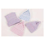 Alba Cap Warming Single-Ply Baby Boggin 4 in x 6 in Unisex Pnk/Blu/Wht Nwbrn Each, 200 Each/CA - Waldensian, Inc - 80004