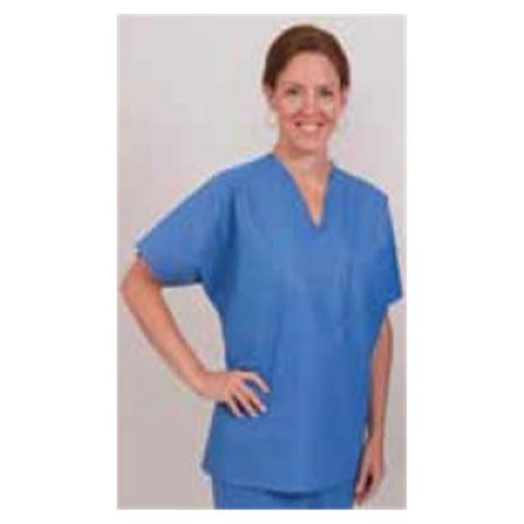 Encompass Group Shirt Scrub Super-Soft Evolution Unisex X-Large True Blue 50/Ca - 9654