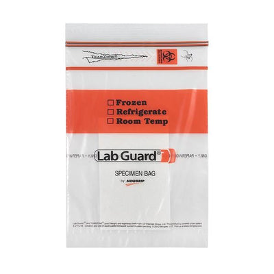MiniGrip, LLC Specimen Bag Double Zip Closure With Absorb Pad 50/Pk, 20 PK/CA - SBL2AP69B