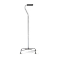 Medline Industries Inc Cane Quad Basic Large Base Aluminum 250lb Capacity 30-39" Chrome Adult 2/Ca - MDS86228CHR