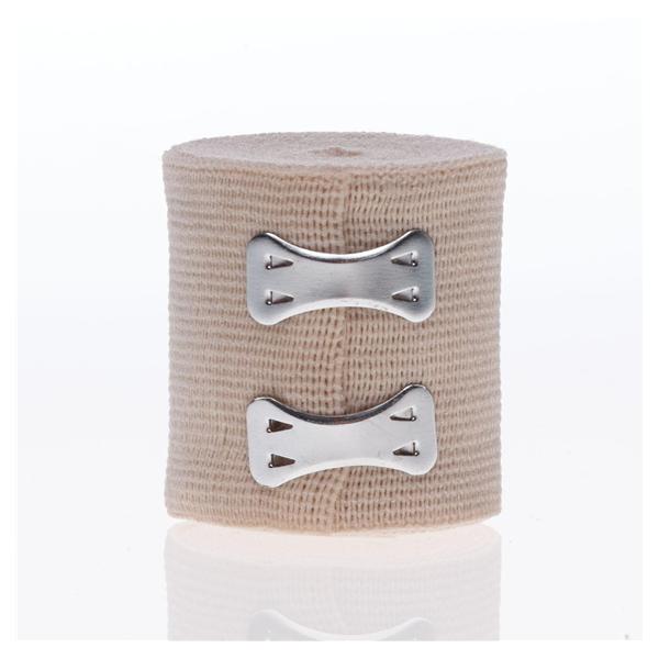 Medline Industries Inc Bandage Sure-Wrap 2"x5yd Compression Elastic Clip Closure Beige LF NS 10/Bx, 5 BX/CA - MDS055002