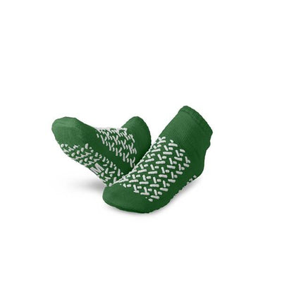 Medline Industries Inc Slippers Patient Terrycloth Green Medium 48/Ca - MDTDBLTREADM