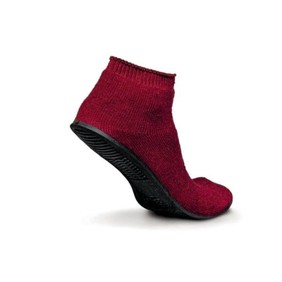 Medline Industries Inc Slippers Patient Sure-Grip Cotton/Terry In Red Small 12/Bx - MDT211220S