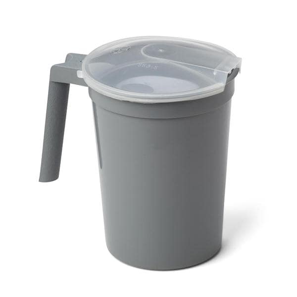 Medline Industries Inc Pitcher Water Plastic 32 oz Graphite 100/Case - DYND80535