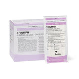 Medline Industries Inc Gloves Surgical Triumph Powder-Free Latex 7 Sterile White 50/Bx, 4 BX/CA - MSG2270