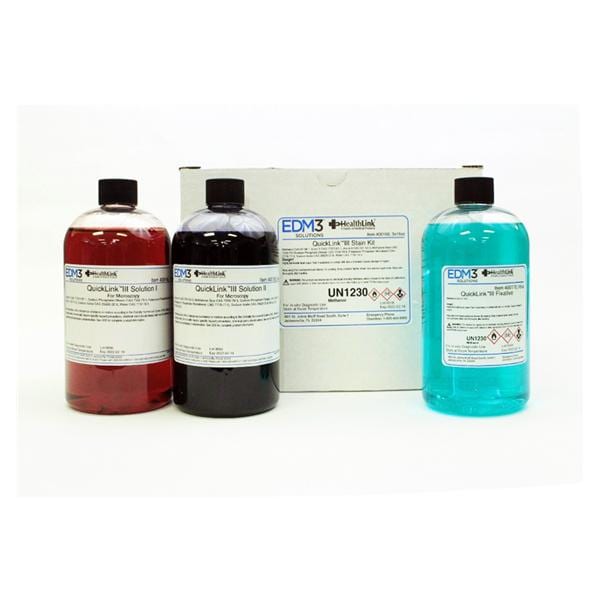 EDML, LLC QuickLink III Stain Set 16oz 3/Kit - 400160