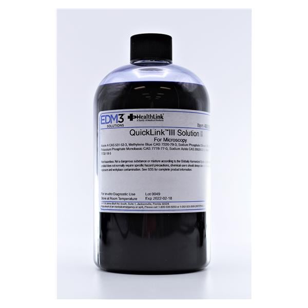 EDML, LLC QuickLink III Solution II Stain 16oz Each - 400180