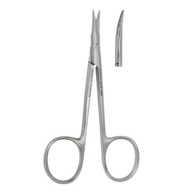Miltex Scissors Tenotomy Stevens Vantage 4-1/8" Blunt Serrated Curved SS Each - Integra Miltex - V918-1466