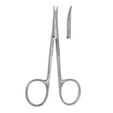 Miltex Scissors Tenotomy Stevens Vantage 4-1/8" Blunt Serrated Curved SS Each - Integra Miltex - V918-1466