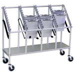 omnimed Wheeled Medical Chart Carriers (1-4 Tier)