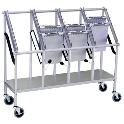 omnimed Wheeled Medical Chart Carriers (1-4 Tier)