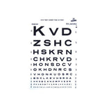 Graham Chart Vision Testing 10' Testing Distance 10' Eachch - Field/Everest &Jennings - 1264