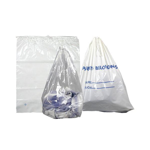 Dukal Corporation Bag Patient Belongings Transparent 20x20" Plastic 250/Ca - DSPB01C