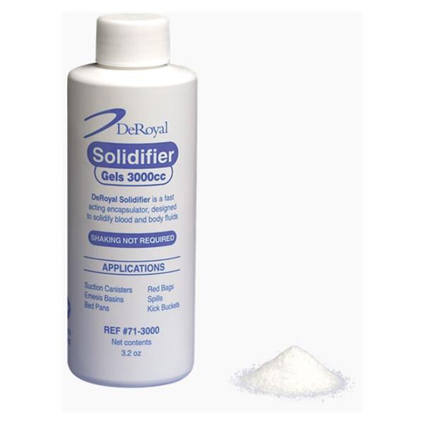 Deroyal Industries Inc Solidifier Spill Control Non-Sterile 3.2oz 36/Ca - 71-3000