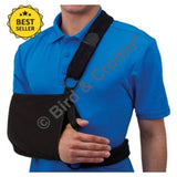 Bird & Cronin Immobilizer Sling Velpeau Shoulder Cotton Black Size Medium Each - 0814-0193